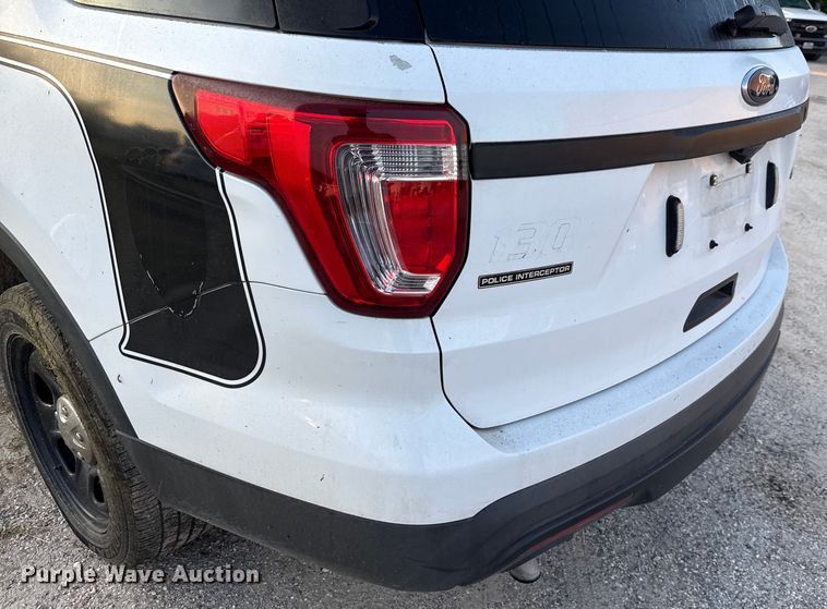 image for item EU0057 2017 Ford Explorer Police Interceptor SUV