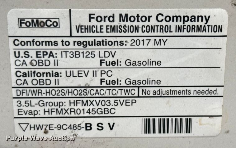 image for item EU0057 2017 Ford Explorer Police Interceptor SUV