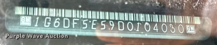 image for item EU0061 2013 Cadillac CTS 