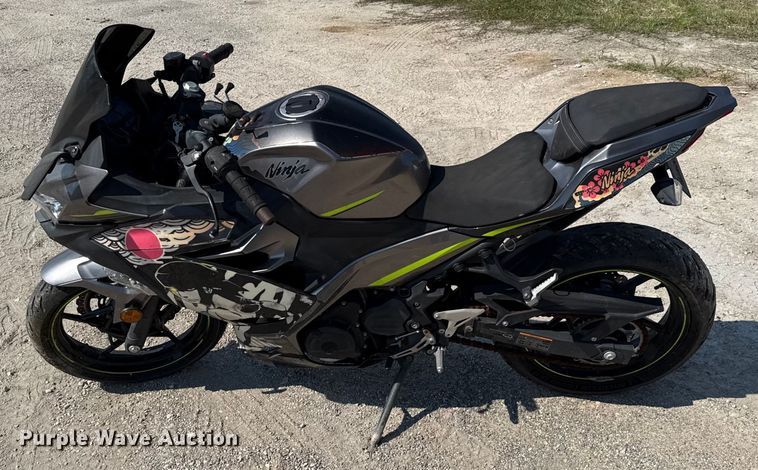 image for item EU0066 2021 Kawasaki EX400 Ninja motorcycle