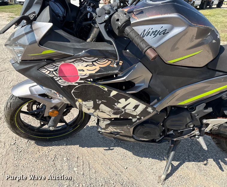 image for item EU0066 2021 Kawasaki EX400 Ninja motorcycle