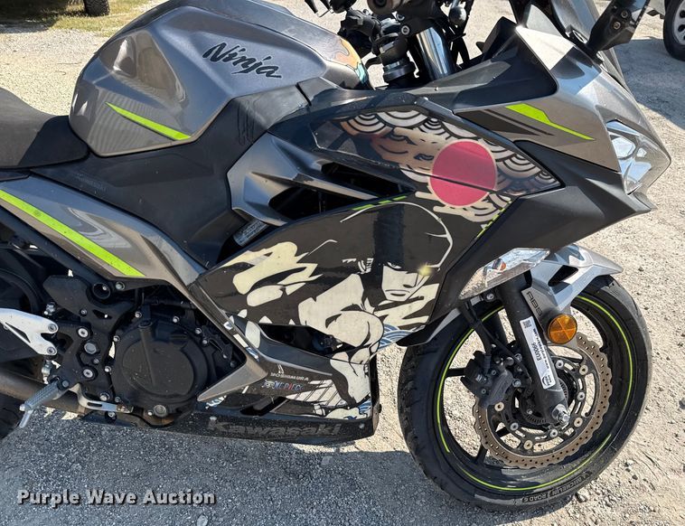 image for item EU0066 2021 Kawasaki EX400 Ninja motorcycle