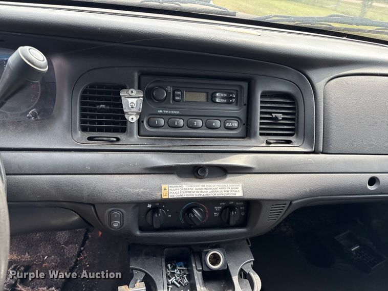 image for item EU3672 2010 Ford Crown Victoria Police Interceptor 