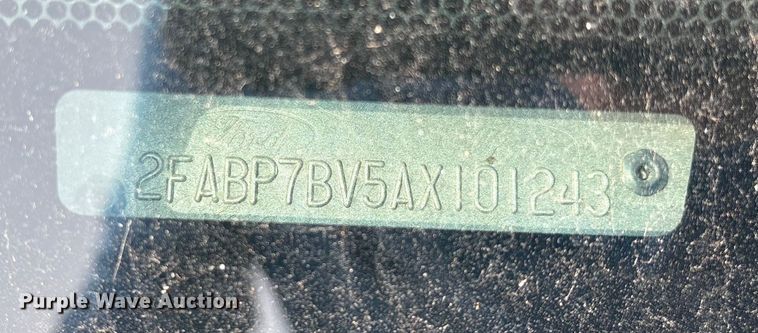 image for item EU3672 2010 Ford Crown Victoria Police Interceptor 