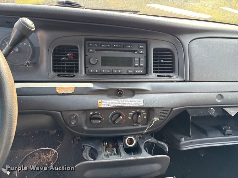 image for item EU3677 2010 Ford Crown Victoria Police Interceptor 