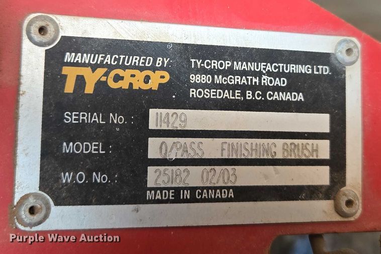 image for item EU3678 Ty-crop Quickpass 300 top dresser spreader