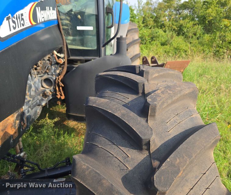image for item EU3681 2006 New Holland TS115A MFWD tractor