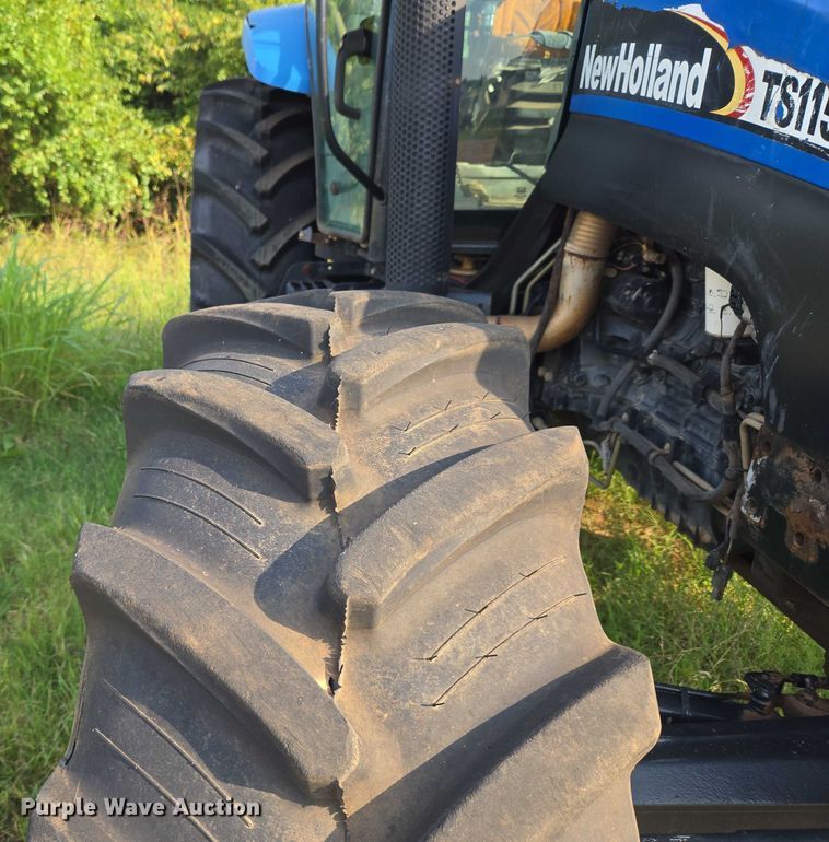 image for item EU3681 2006 New Holland TS115A MFWD tractor