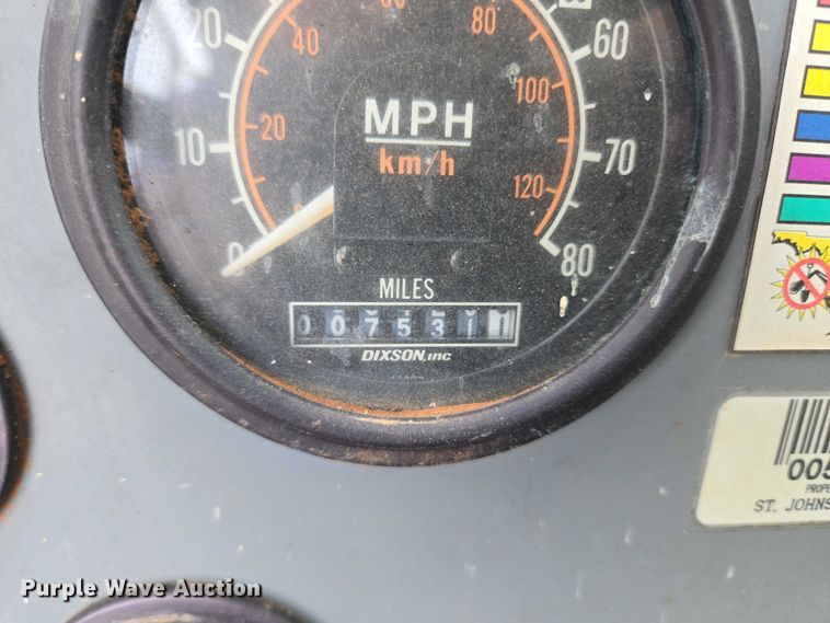 image for item EU3683 1996 Gradall G3WD wheeled excavator