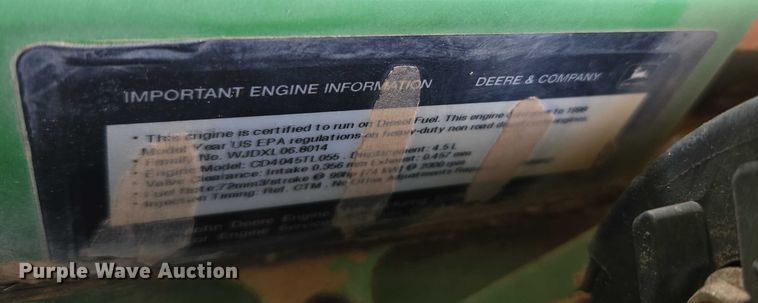 image for item EU3684 1999 John Deere 6310 tractor