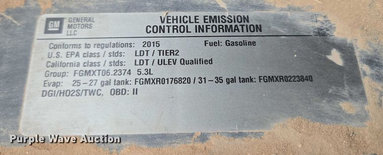 image for item EU3712 2015 Chevrolet Silverado 1500 Double Cab pickup truck