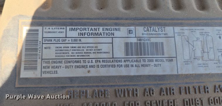 image for item EU3715 2000 Chevrolet C3500 Crew Cab pickup truck