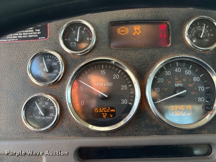 image for item EU4590 2016 Peterbilt 365 semi truck