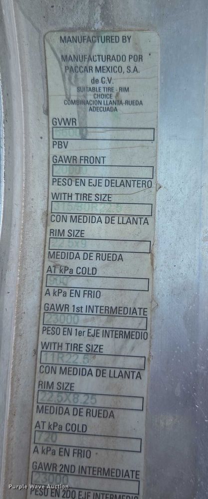 image for item EU4597 2012 Peterbilt 320 refuse truck