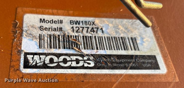 image for item EU4619 Woods BW180X batwing rotary mower