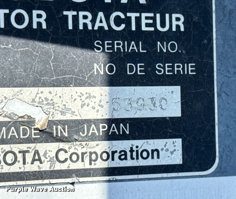 image for item EV1766 Kubota M125X MFWD tractor