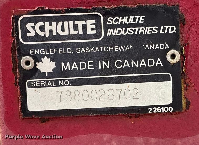 image for item EV1773 Schulte  snow blower