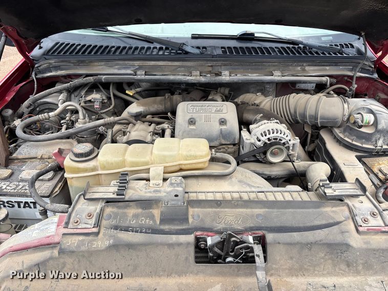 image for item EV1774 1999 Ford F350 Super Duty flatbed pickup truck