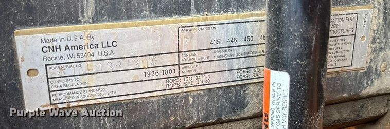 image for item EV1775 2007 Case 450CT tracked skid steer loader