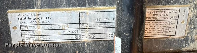 image for item EV1775 2007 Case 450CT tracked skid steer loader