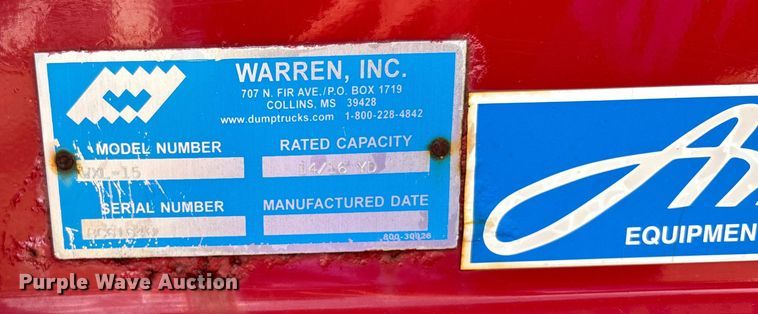 image for item EV1776 2013 International Workstar 7400 dump truck