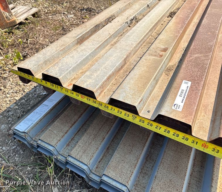 image for item EV1810 (45) sheets of bridge decking