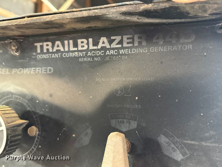 image for item EV1812 Miller Trailblazer 44D welder/generator