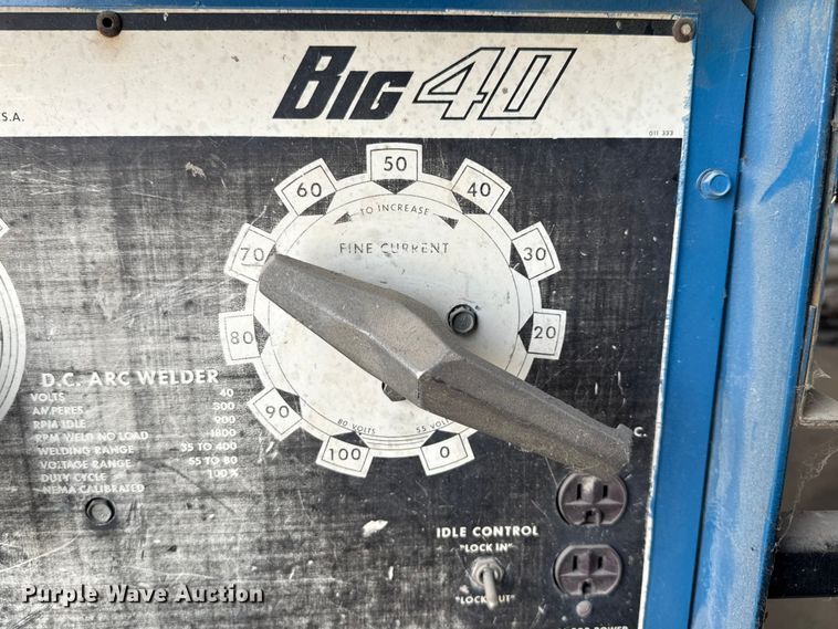 image for item EV1813 Miller Big 40 welder/generator