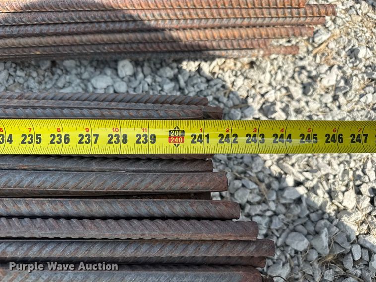 image for item EV1816 Approximately 700 pieces of rebar 