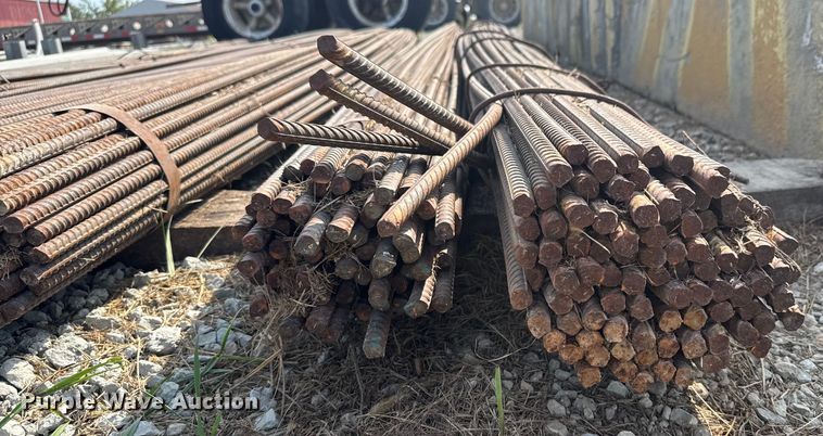 image for item EV1816 Approximately 700 pieces of rebar 