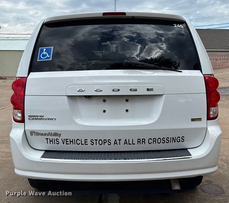 image for item GH9365 2019 Dodge Grand Caravan handicap accessible van