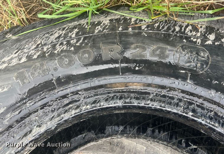 image for item NK9251 Approximately 15 14.00 R24 M+S tires