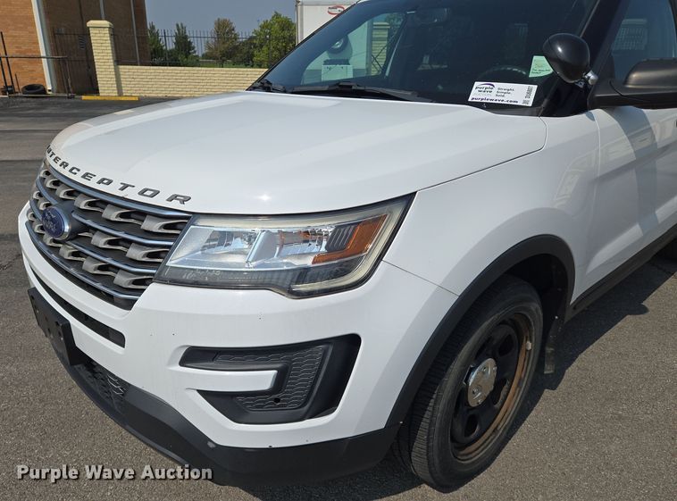 image for item DU6807 2018 Ford Explorer Police Interceptor SUV