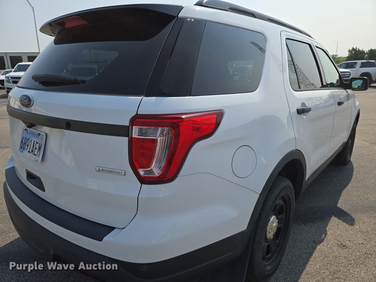image for item DU6807 2018 Ford Explorer Police Interceptor SUV