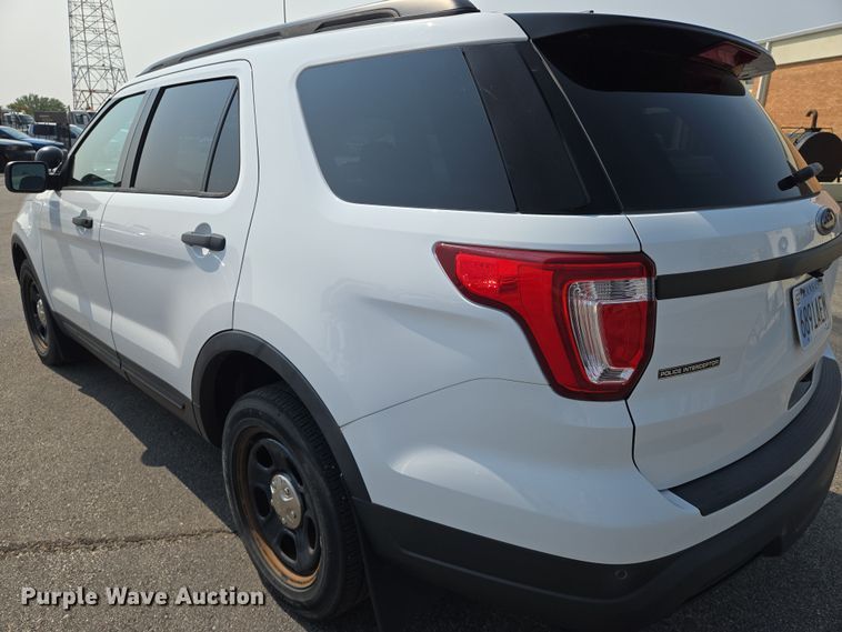 image for item DU6807 2018 Ford Explorer Police Interceptor SUV