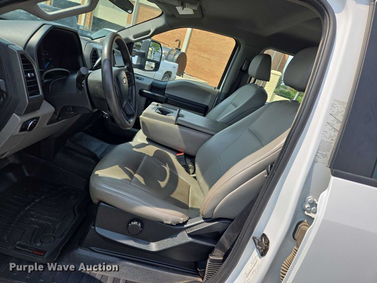 image for item DU6808 2020 Ford F350 Super Duty XL Crew Cab dump flatbed pickup truck