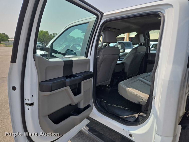 image for item DU6808 2020 Ford F350 Super Duty XL Crew Cab dump flatbed pickup truck