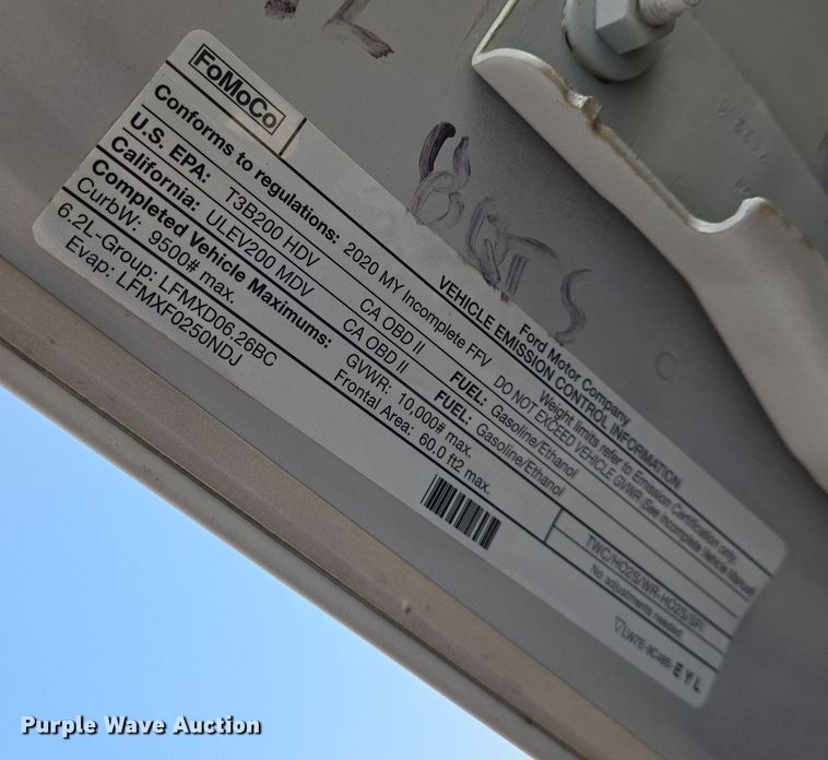 image for item DU6817 2020 Ford F250 Super Duty utility bed pickup truck