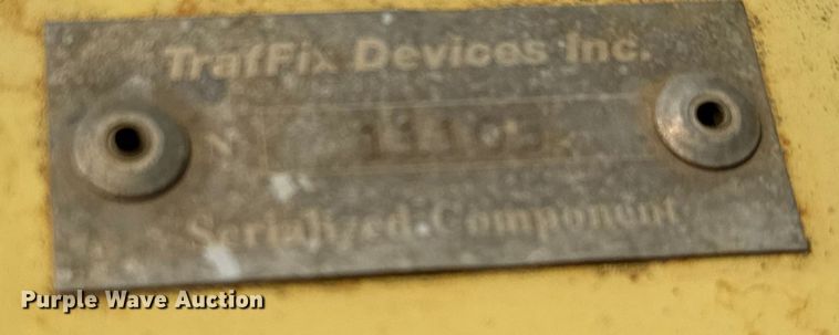 image for item DU6835 Traffix Devices crash attenuator trailer