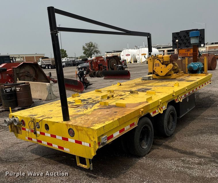 image for item DU6836 1992 JFW Sand blasting trailer