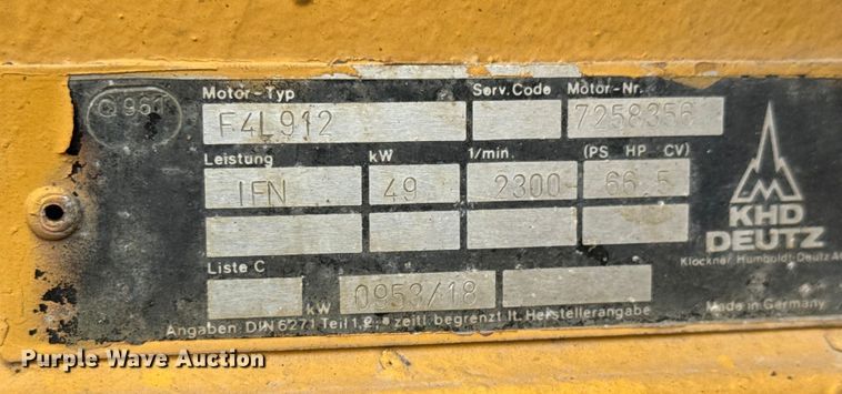 image for item DU6836 1992 JFW Sand blasting trailer