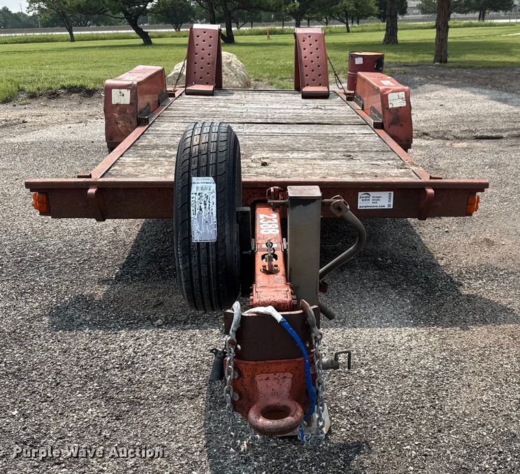 image for item DU6838 1991 Ditch Witch tilt deck equipment trailer