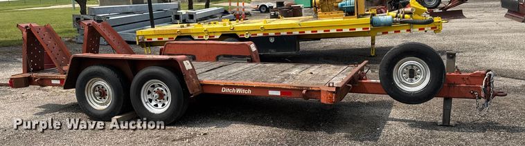 image for item DU6838 1991 Ditch Witch tilt deck equipment trailer