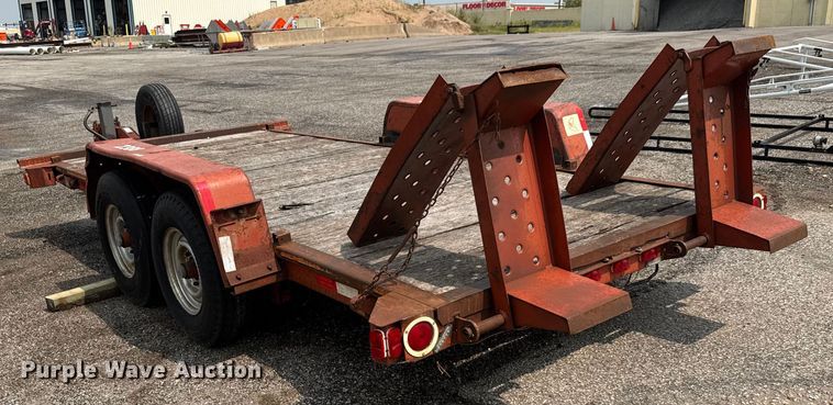 image for item DU6838 1991 Ditch Witch tilt deck equipment trailer