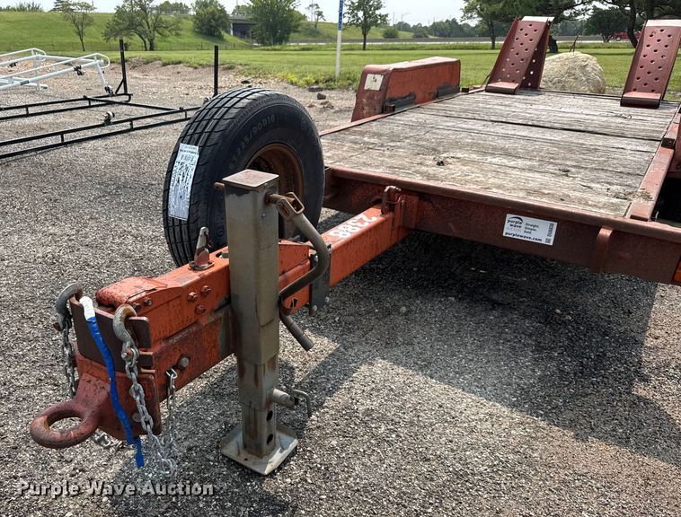 image for item DU6838 1991 Ditch Witch tilt deck equipment trailer