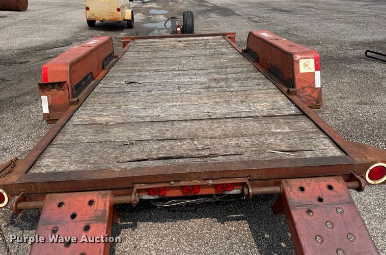 image for item DU6838 1991 Ditch Witch tilt deck equipment trailer