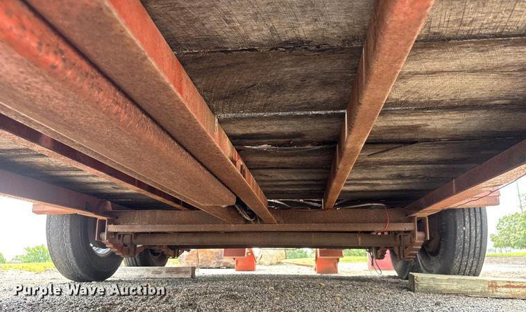 image for item DU6838 1991 Ditch Witch tilt deck equipment trailer