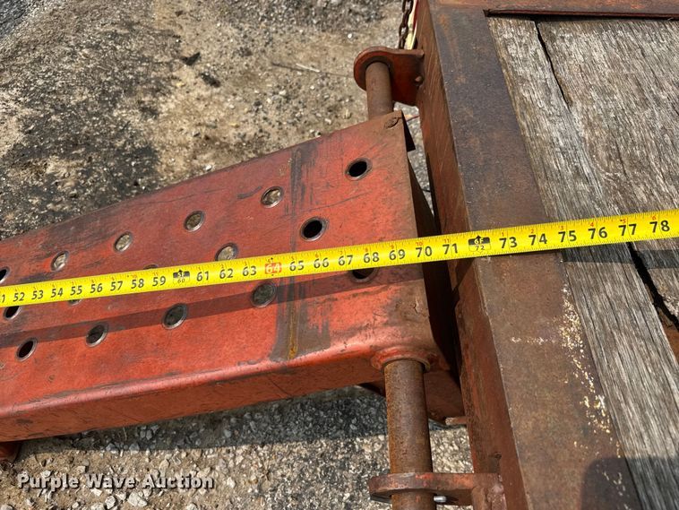 image for item DU6838 1991 Ditch Witch tilt deck equipment trailer