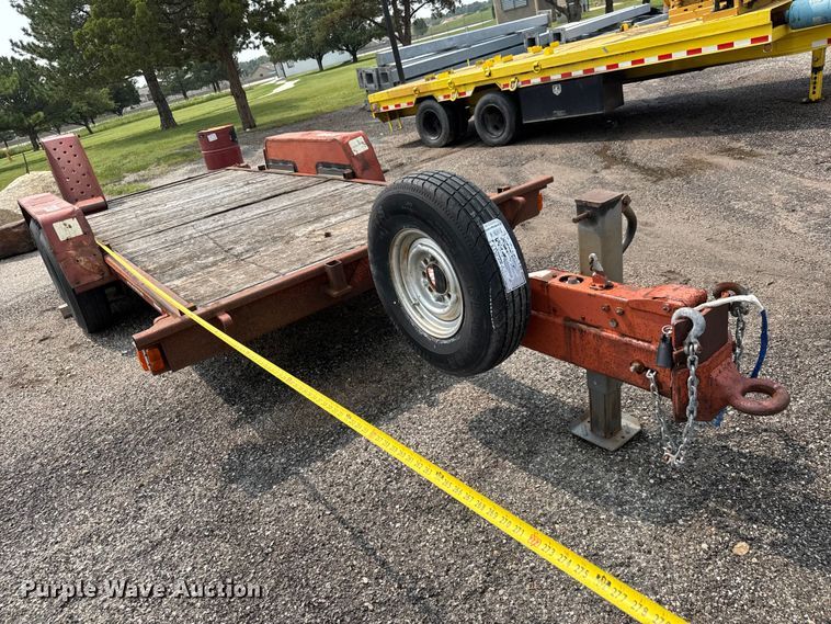 image for item DU6838 1991 Ditch Witch tilt deck equipment trailer