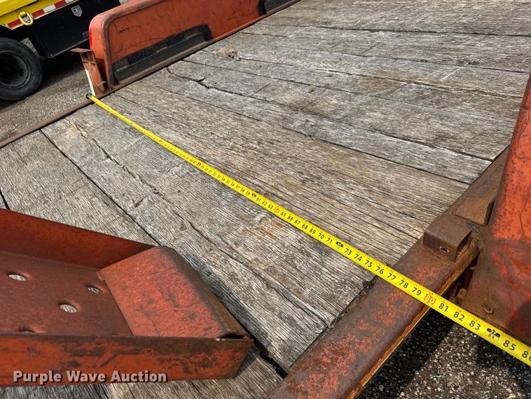 image for item DU6838 1991 Ditch Witch tilt deck equipment trailer